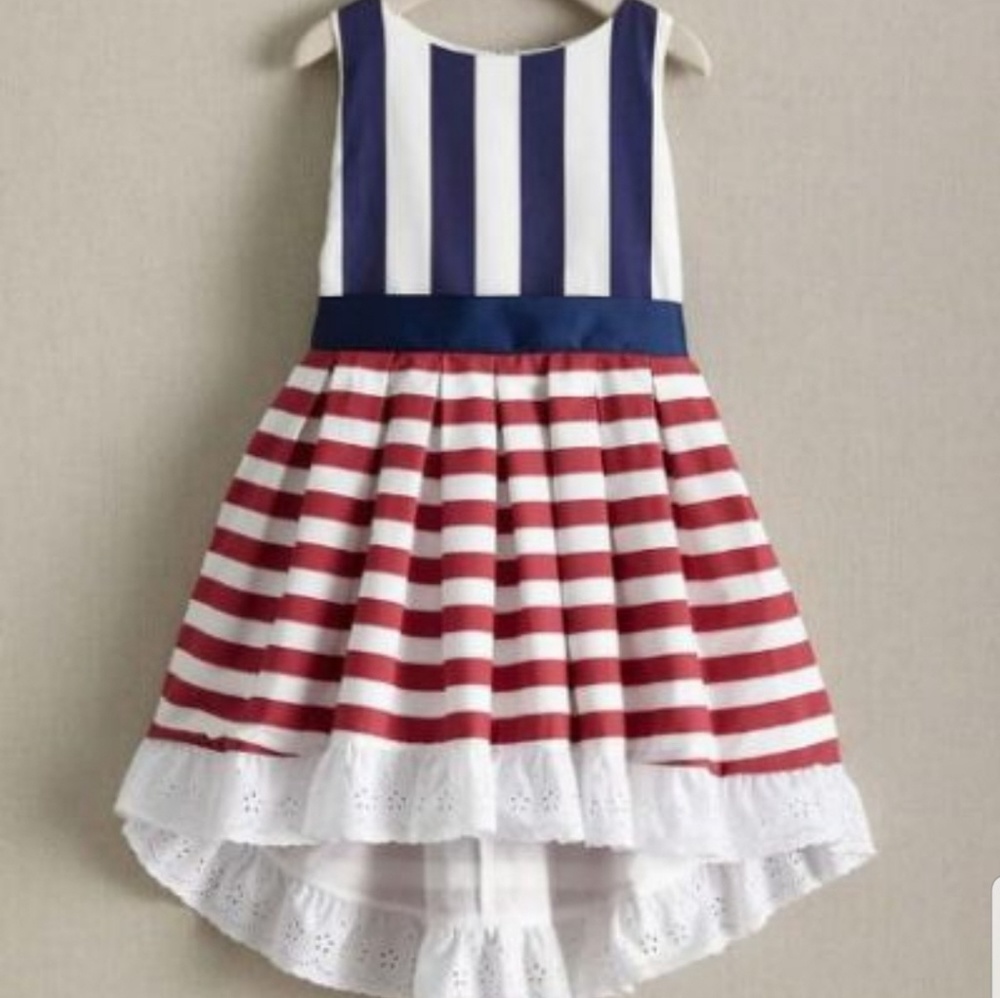 Chasing Fireflies July 4th Red White & Blue Dress